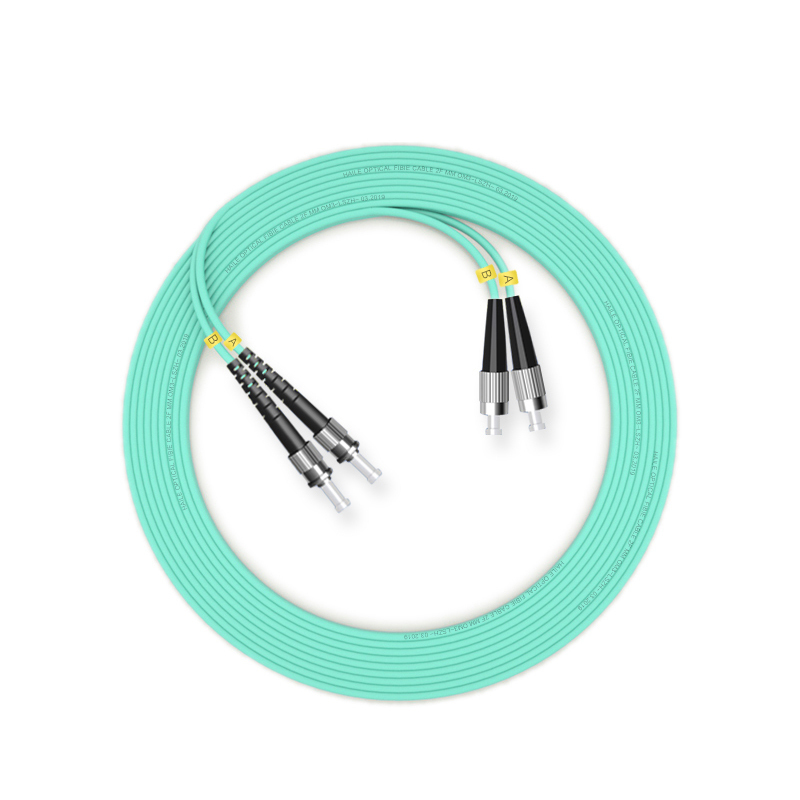 千天(QANTOP)光纤跳线 电信级光纤熔接收发器尾纤 光端机适用 ST-FC多模双芯OM3-QT-GXTX342