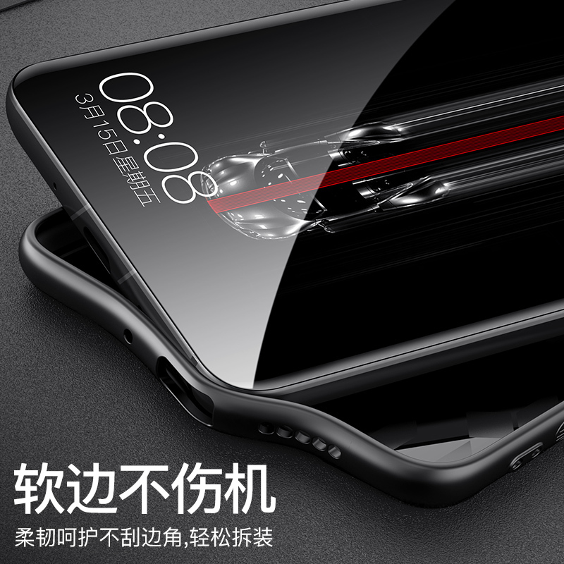 圣幻 华为P40pro/P40/P30手机壳真皮全包mate20/20x/20pro保护套防摔高档网红硅胶 5g创意高清大图