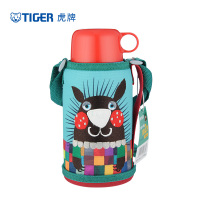 虎牌(tiger)保温杯 MBR-S06C 600ML 小针鼹A 两用型儿童卡通保温杯 吸管/中栓两用 儿童时尚肩带款
