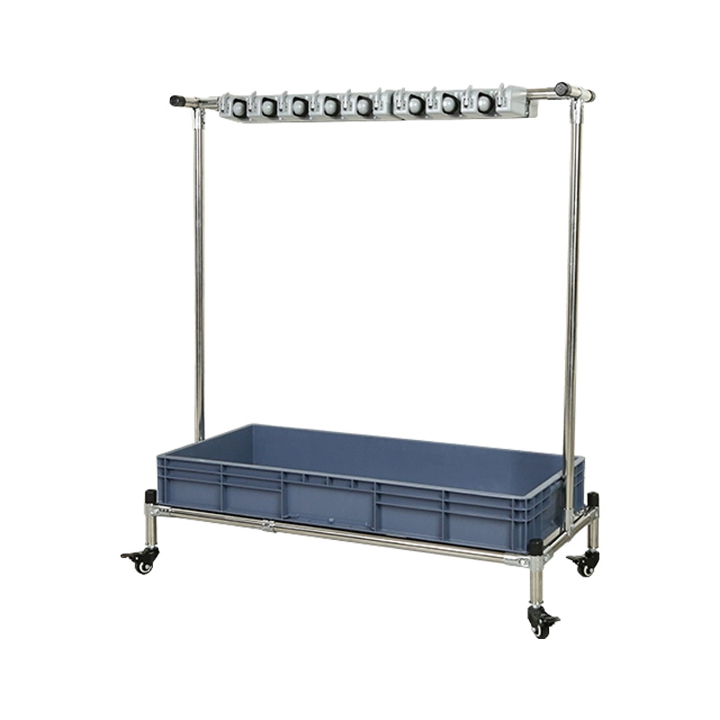 翌嘉 YJ5091934 拖把架 16挂双面灰盆移动款 960*420*1100mm高清大图