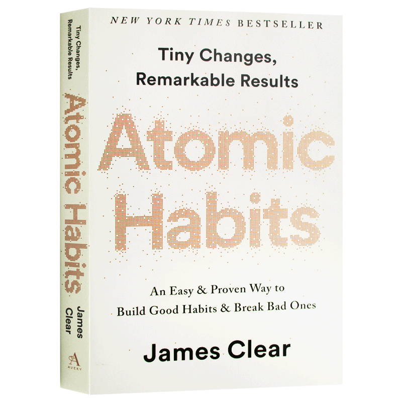 自律力 [正版]原子习惯 英文原版 Atomic Habits 建立好习惯打破坏习惯的简单方法 微小习惯对生活的巨大影响高清大图