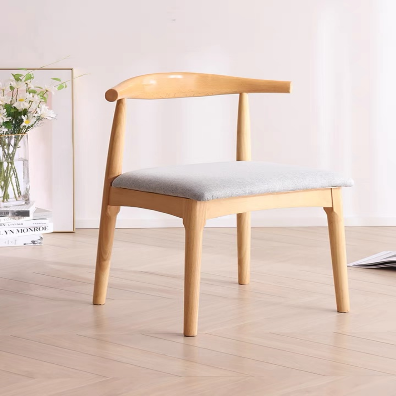 鸠兹国景whjcy03实木牛角椅餐椅