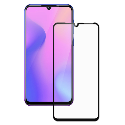 【送手机壳】轻万vivoz3钢化膜全屏玻璃贴膜z3i丝印黑色全网通王者荣耀64gb适用防摔