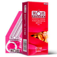 进口第六感避孕套超薄平滑安全套24只装男用女用乳胶套套光面中号香草味第6感避育套子