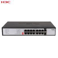 华三(H3C)MINI S1216 16口全千兆非网管企业级交换机1000Mbps千兆以上 千兆以太网交换机