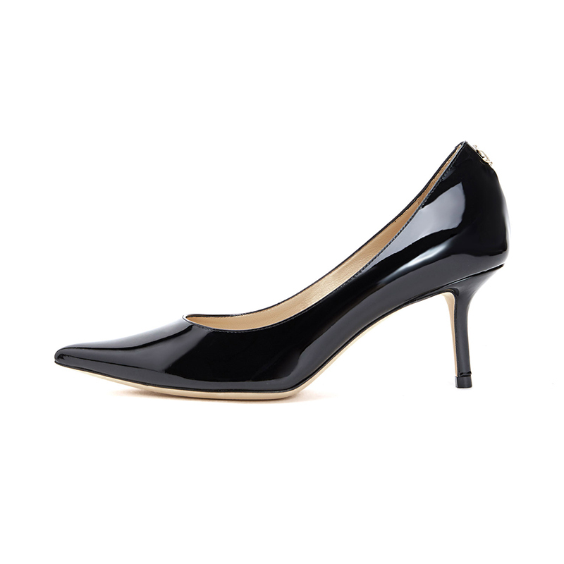 JimmyChoo/周仰杰女士LOVE65PWJ系列牛皮尖头高跟鞋