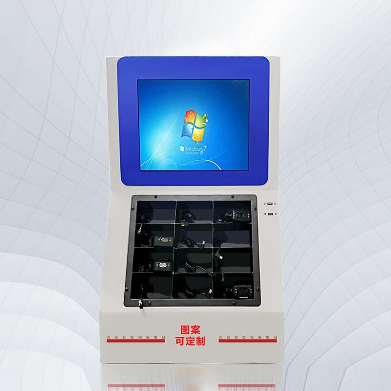 亮见 LJ-T012A 15英寸高清触摸记录仪数据采集站 自动充电上传数据清空 12口数据接口 12T硬盘高清大图