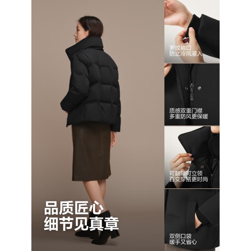 波司登(BoSiDeng) 25新款90鹅绒羽绒服女款高清大图