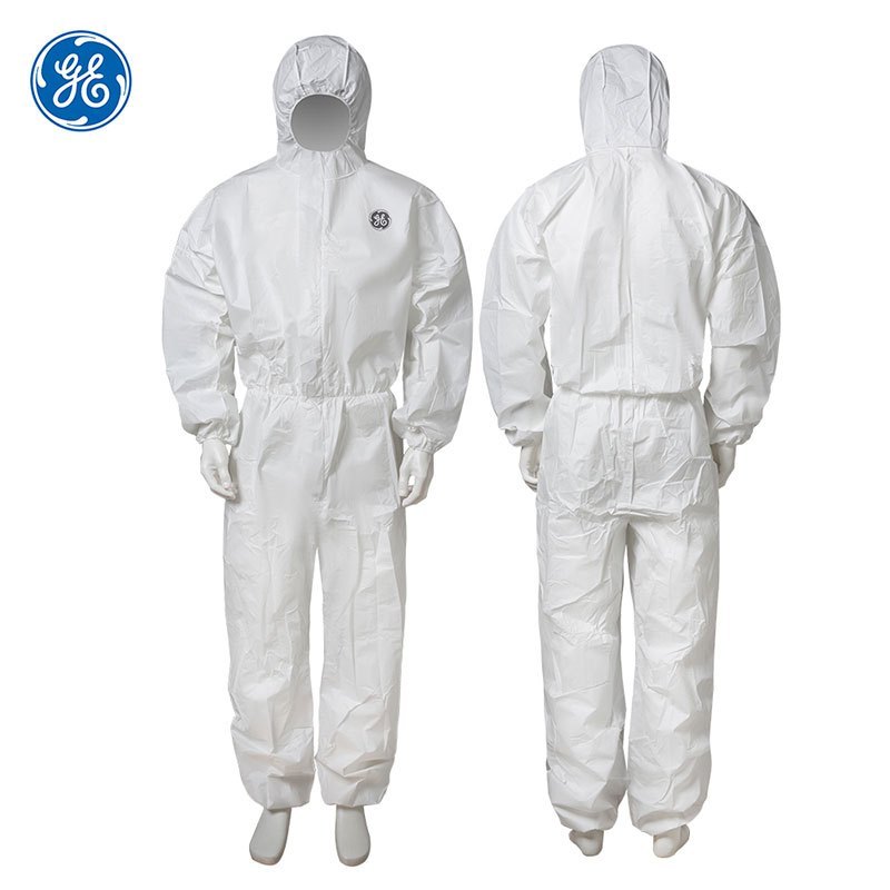 一次性防护服sms透气材料连体防尘防喷溅一套