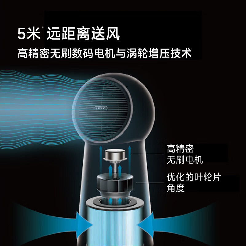 LEXY莱克N7净化冷暖风机多功能家用节能办公室客厅空气净化冷暖风取暖器NF701 N7-观辰-尊享版高清大图