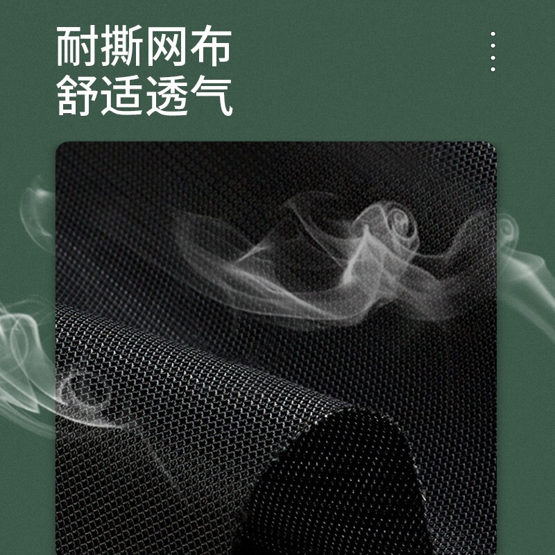 国景 人体工学椅网布椅电脑椅现代简约椅洽谈办公椅职员椅转椅 单把装