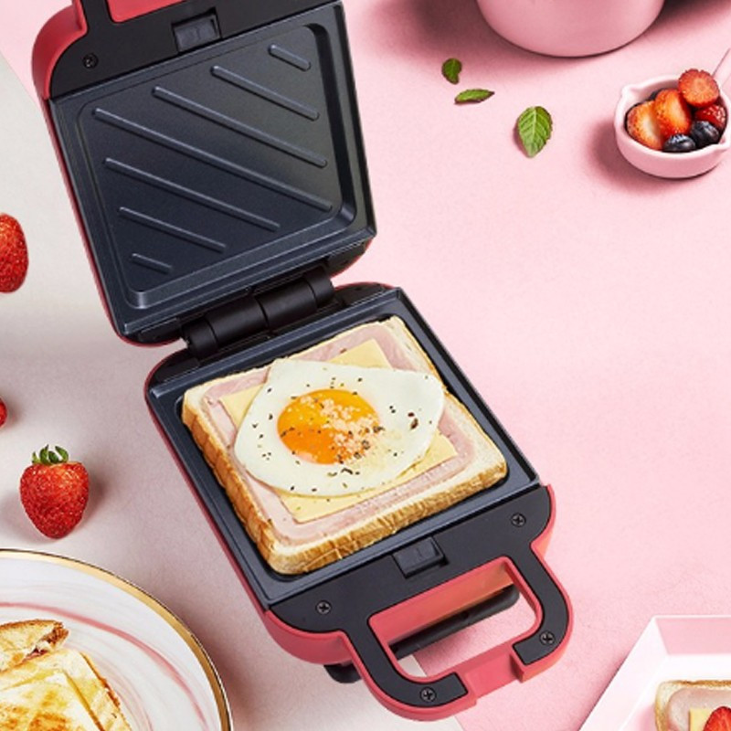 利仁迷你早餐机华夫饼机三明治机lpsm12