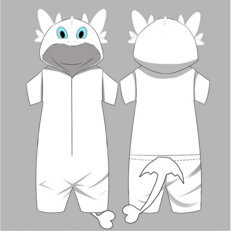 suntek卡比兽穹妹恶魔无牙仔魏婴东京喰种夏季棉情侣卡通动物连体睡衣