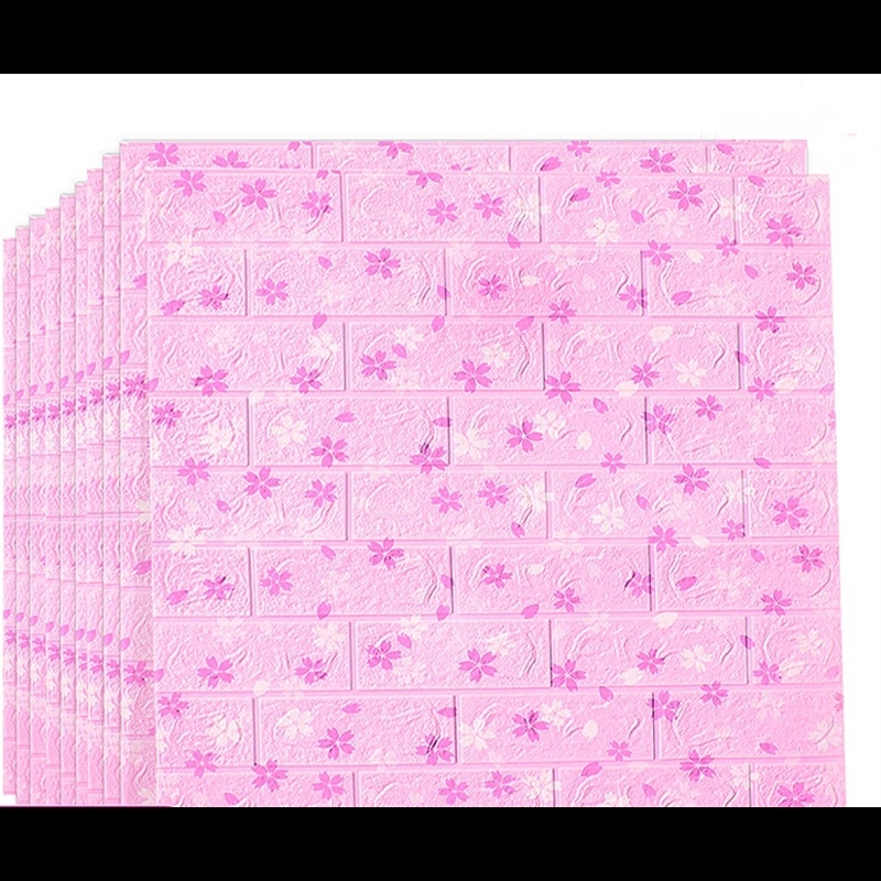3d立体泡沫墙纸自粘男女孩儿童房间古达C防撞贴纸卧室壁纸可爱防潮防寒