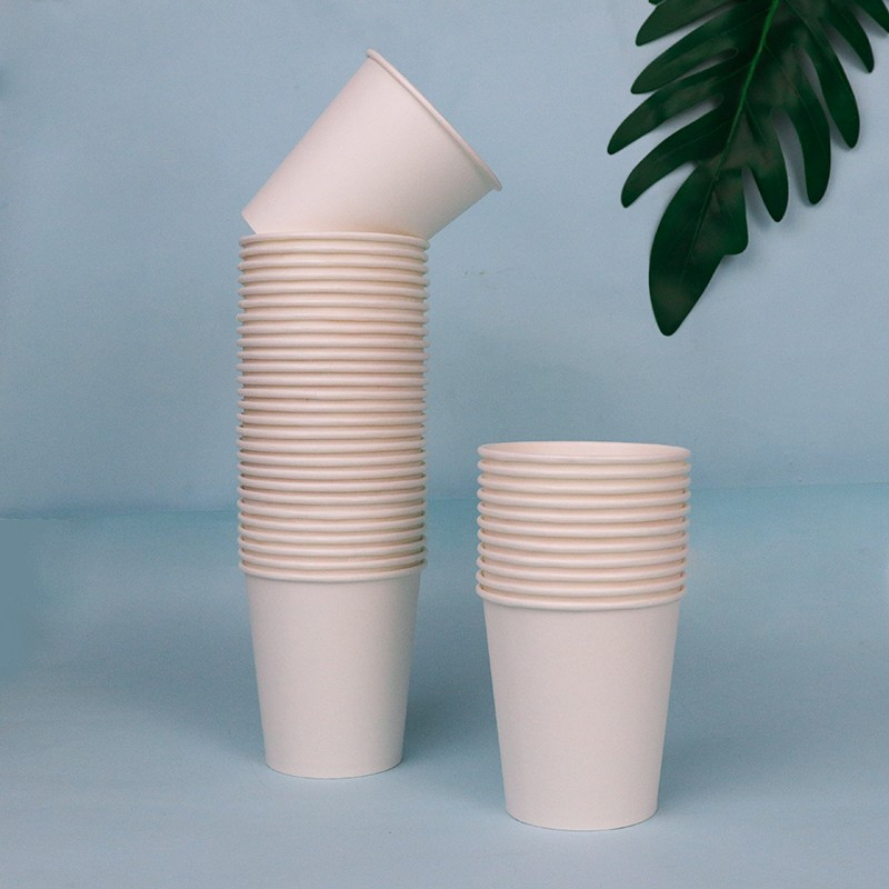 加厚一次性纸杯 中号245ml(2000个/箱)