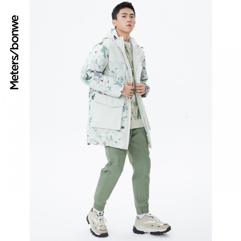 [1件3折价:199.5]美特斯邦威羽绒服男士冬季新款宽松工装连帽休闲保暖羽绒服图片