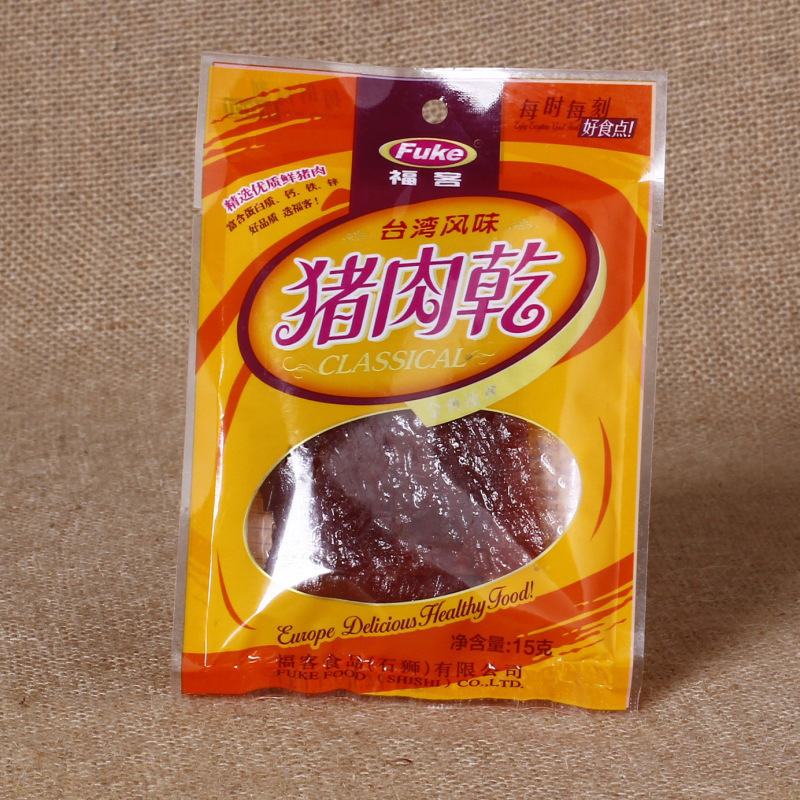 爱上星鲜 福客猪肉干 15g*10袋