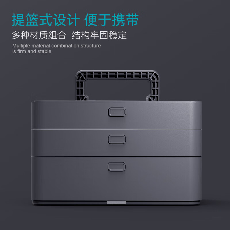 吉米家居家用工具箱套装电钻电动螺丝刀内六角五金工具电工维修套装X3-ABC高清大图