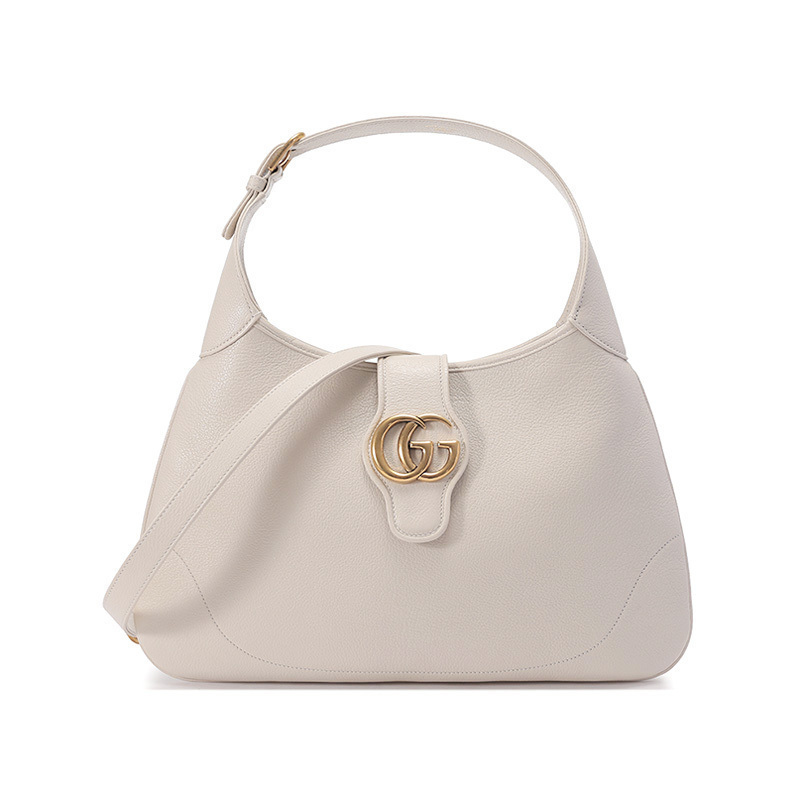 古驰 gucci 女士aphrodite系列皮革手提单肩斜挎包腋下包新月包中号