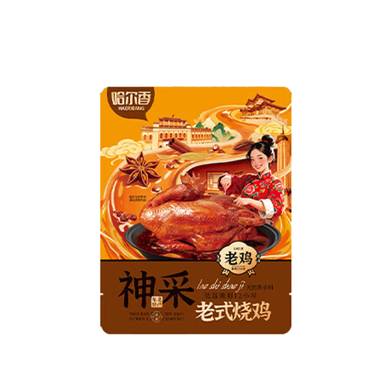 哈尔香 神采老式烧鸡640g*1袋