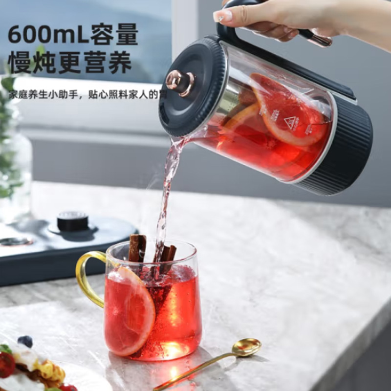 迈卡罗(Macaiiroos) 多功能养生壶套装 MC-YS06B 600ML高清大图