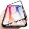 iphoneX磁吸玻璃壳iPhone XS Max手机壳苹果6创意苹果8plus iphone7/8plus 黑