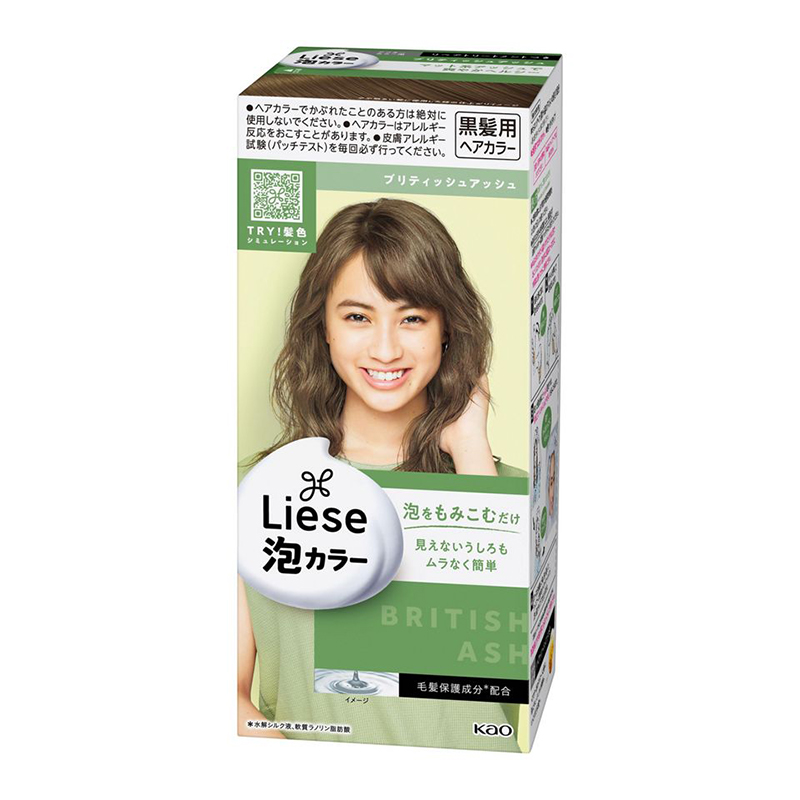 Kao 花王旗下 Liese 莉婕 泡沫染发剂 英格兰棕 108ml(黑发用不遮白)