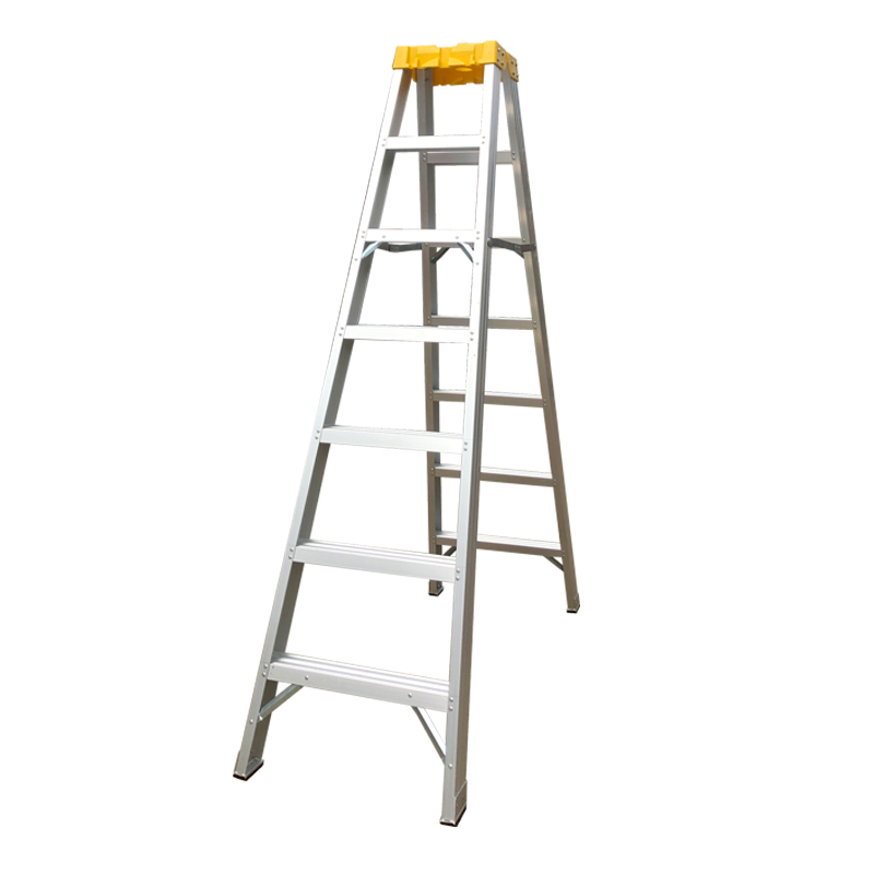 盛步达铝合金工具盒双侧人字梯子2.4M 含顶8步SD-L2.4Q(个)
