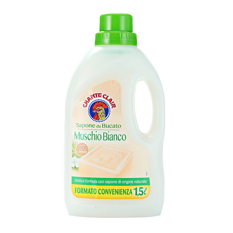 CHANTECLAIR 大公鸡管家 马赛洗衣液(白苔香) (意大利进口) 1500ml