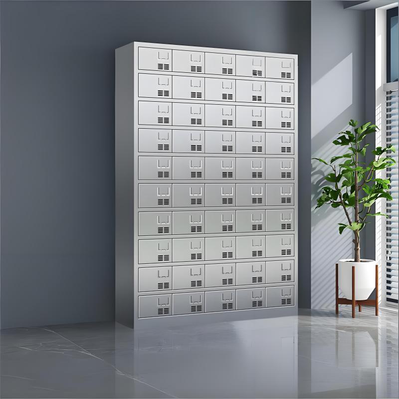 易企采 五十门【304不锈钢】食堂餐具餐盘储物柜 30*120*180CM 单位:台