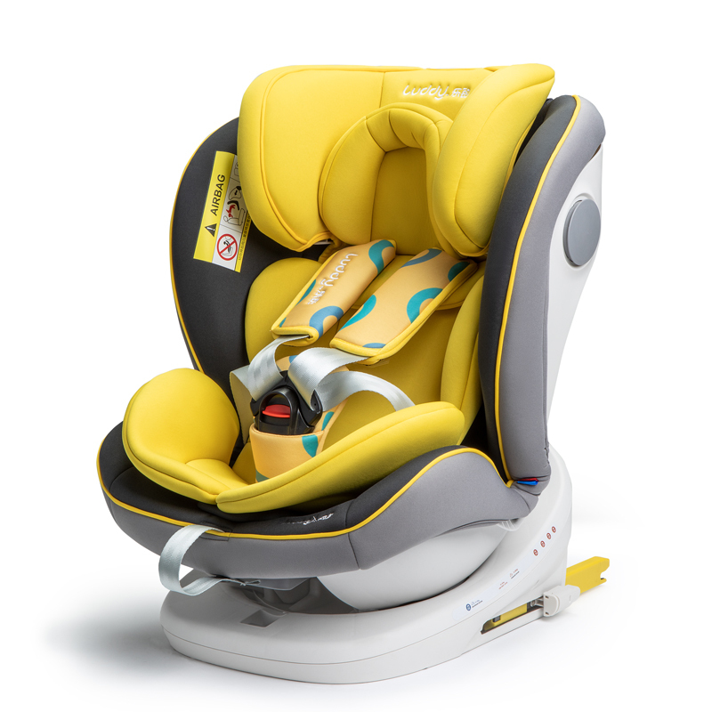 乐的儿童汽车用安全座椅简易车载012岁婴儿宝宝可坐躺便携式通用坐椅
