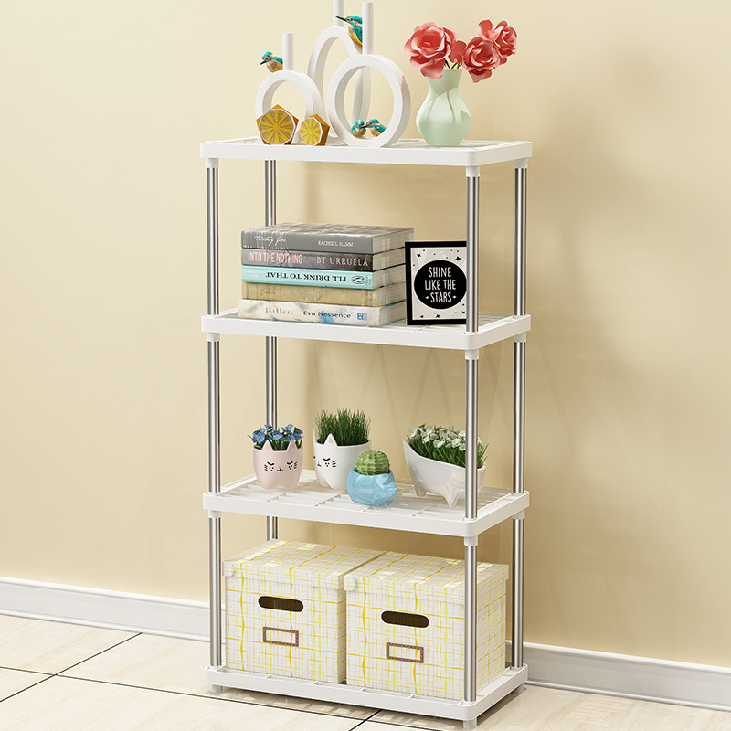 置物架厨房层架落地收纳储物架浴室客厅多功能整理架子