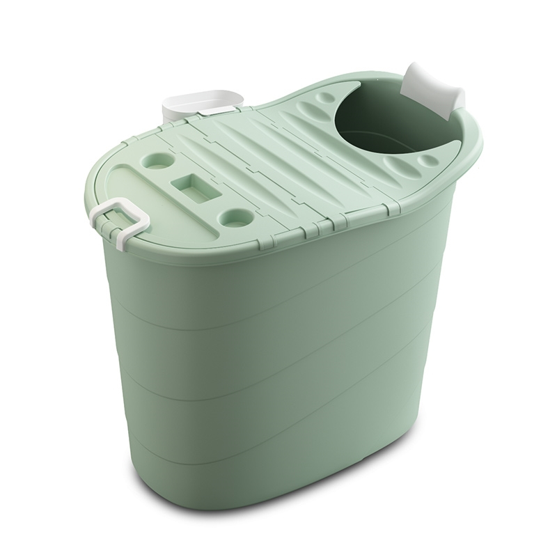 古达家用小户型洗澡高位泡澡桶成人洗澡桶全身沐浴桶大人塑料浴盆