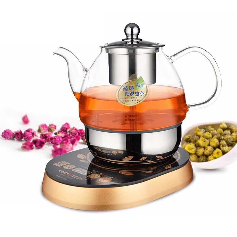 金灶(KAMJOVE)A-99全自动煮茶器蒸汽喷淋煮茶壶玻璃电茶壶电热水壶