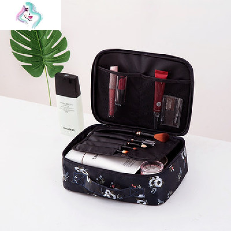 网红化妆包手提大容量收纳袋小淑女韩国可爱少女化妆包