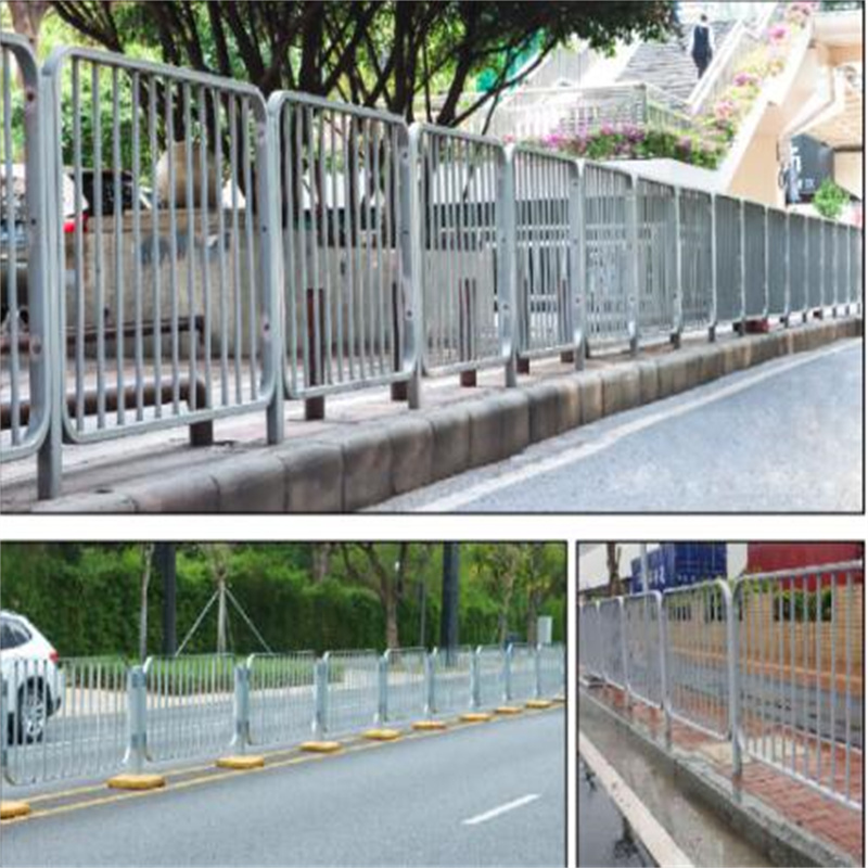 环杰马路人行道栏杆HJ-2067隔离栏90cm高护栏片+预埋立柱一根