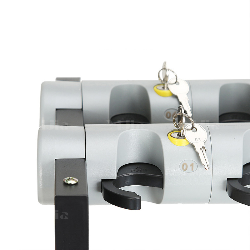 翌嘉YJ4122850 雨伞架大容量伞架商用酒店铁艺含锁雨伞收纳架 加高款10头高清大图