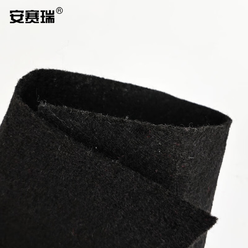 安赛瑞 一次性地毯商用地毯 1.5×10m婚庆办公室楼梯开业展会舞台加厚地毯楼梯过道地毯 2.2mm 黑色26324高清大图