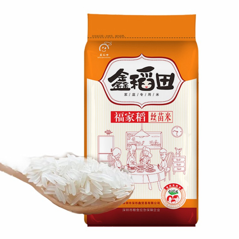 鑫稻田 丝苗 米 5kg高清大图