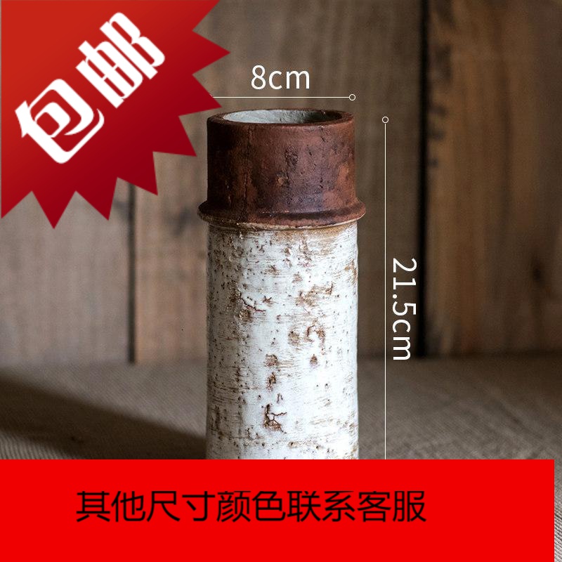 复古怀旧几何陶瓷花瓶花器花盆花插装饰摆件创意组合艺术