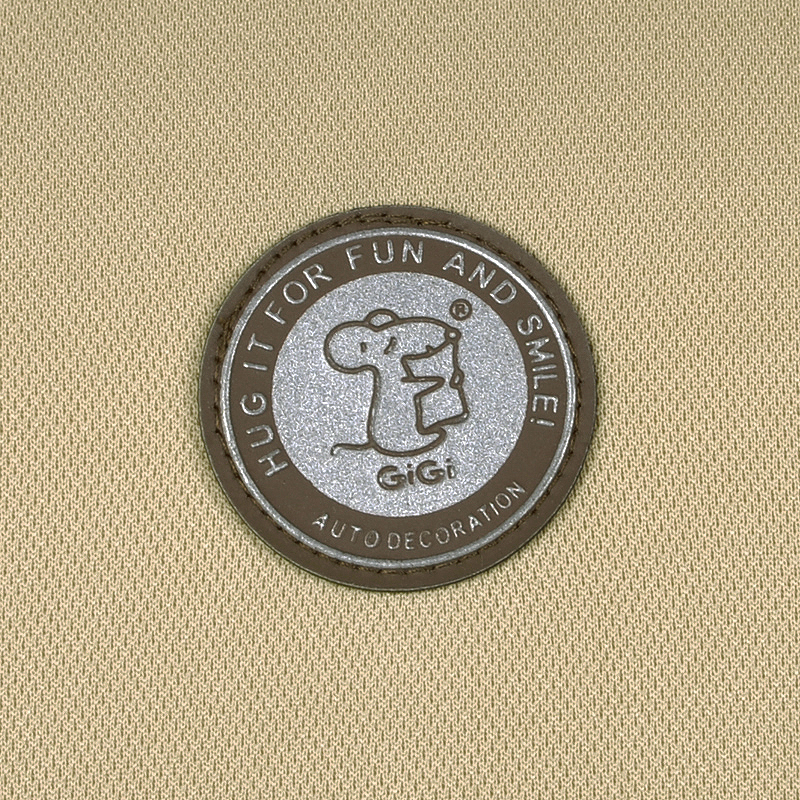 吉吉(GiGi)汽车头枕 G-1601太空记忆棉车用颈枕头靠枕 舒适护颈头枕 杏色