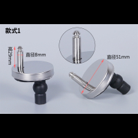 通用马桶螺丝脲醛固定配件黑色葫芦尼龙膨胀不锈钢上锁螺栓坐便盖
