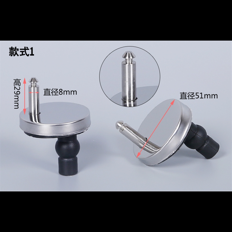 通用马桶螺丝脲醛固定配件黑色葫芦尼龙膨胀不锈钢上锁螺栓坐便盖