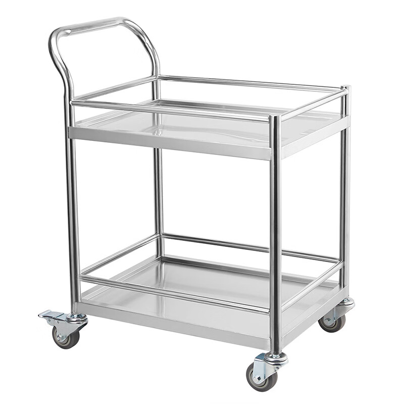 鑫睿辉 双层不锈钢手推车 600*450*850mm 台高清大图