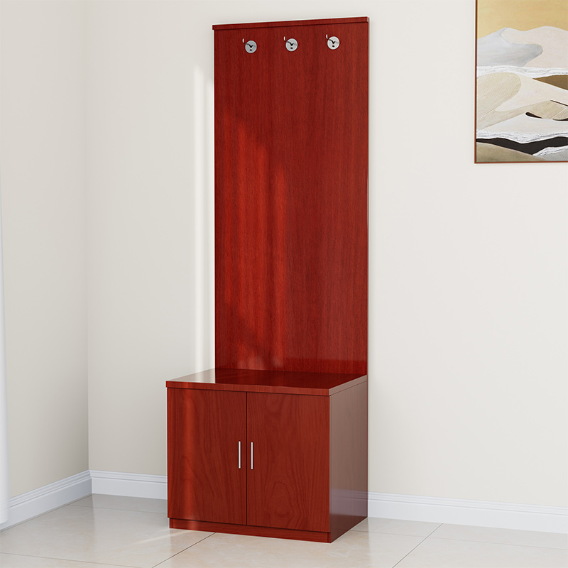 臻远ZY50618024油漆公寓家具 员工宿舍家具矮柜储物柜 衣帽架行李柜高清大图