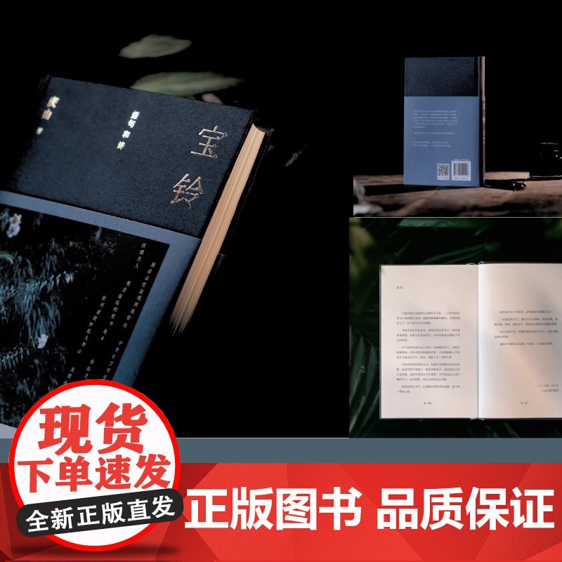 [央视网赠冰箱贴]宝铃短句和诗 庆山安妮宝贝新书短句诗歌集 一切境一次旅行清冽的内在魂根性经由文字与音韵创造的诗歌集书籍高清大图