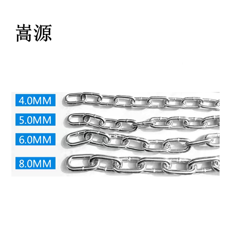 嵩源链条镀锌铁链5mm 米