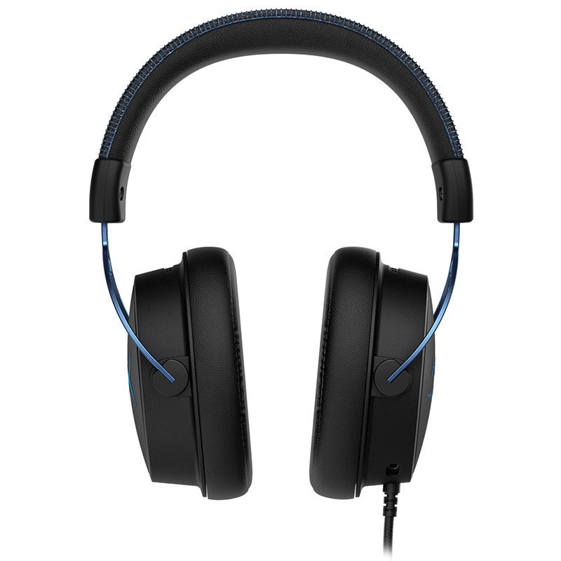 极度未知(HyperX) Cloud Alpha S 阿尔法加强版赛博朋克游戏耳机(蓝色)