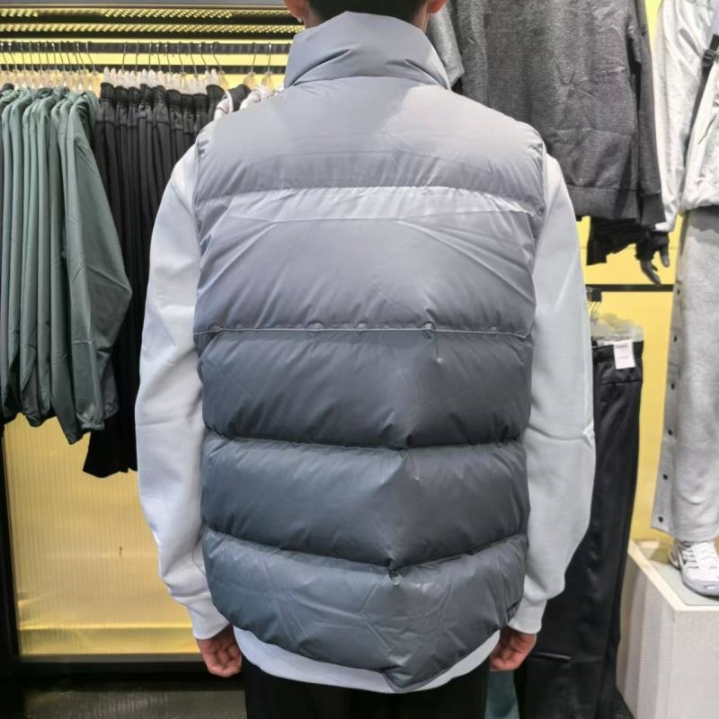 NIKE耐克羽绒背心运动休闲轻便保暖男装立领马甲DV1136-077 D