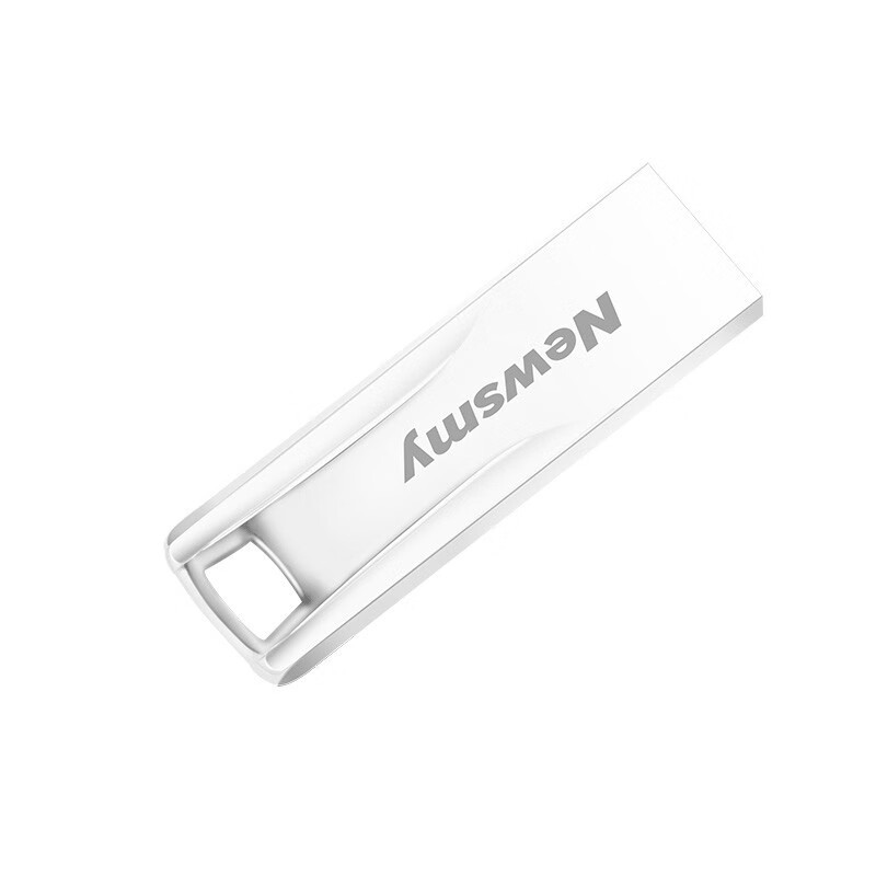 纽曼(Newsmy)金属车载U盘 USB3.0 V23迷你款 星耀银 时尚设计 轻巧便携 32G高清大图